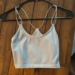 Bozzolo Cream Fitted Crop Camisole